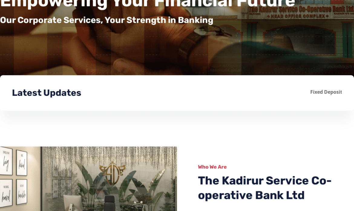 The Kadirur Service Co-operative Bank Ltd